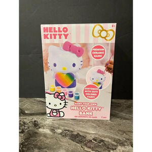 hello kitty paint‎ your own ceramic bank new​